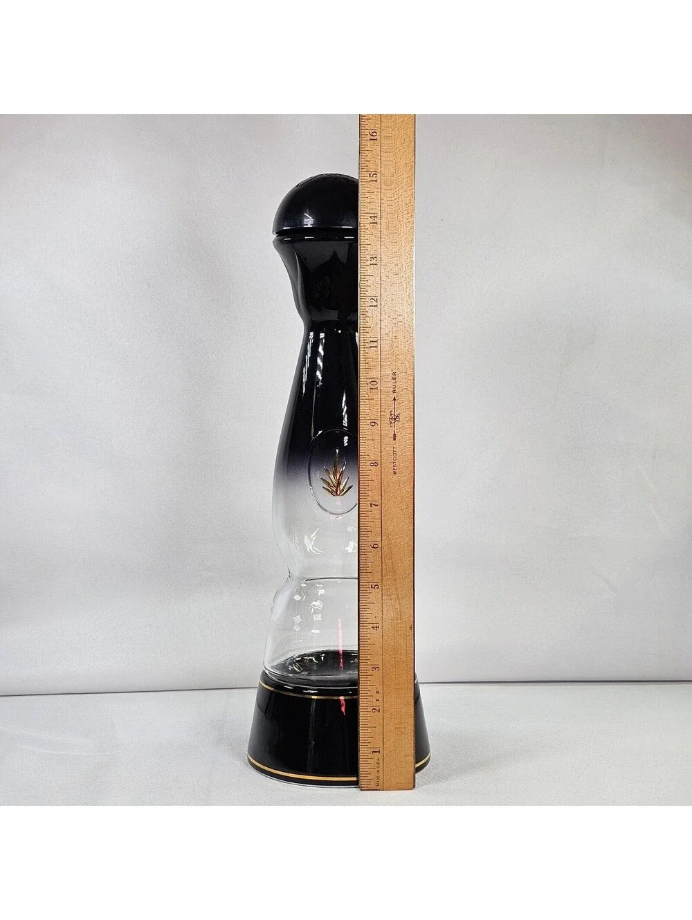 Clase Azul Gold Tequila Empty Bottle Decanter 750ml w/ Original Box Collectible